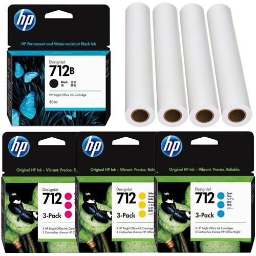 HP-Cartridge & Paper